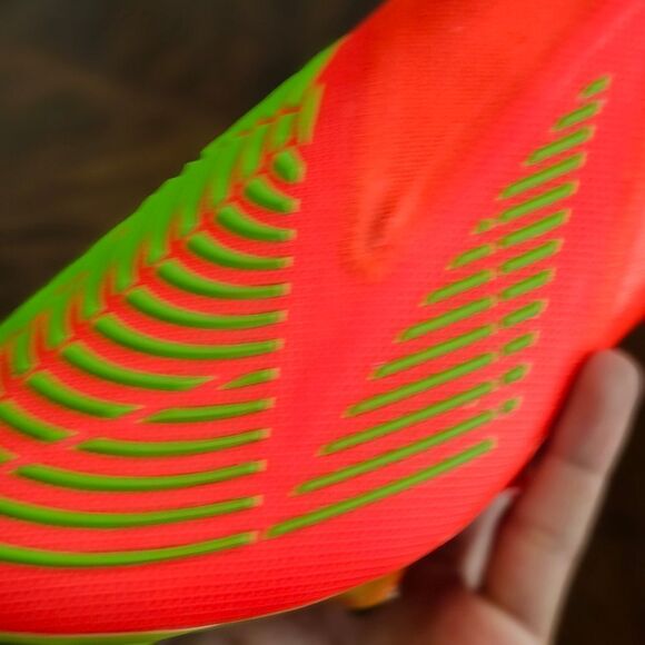 Adidas Predator Edge+ Plus SG Soccer Cleats Data Pack GW1038 Solar Red W 6.5 New - Picture 13 of 14